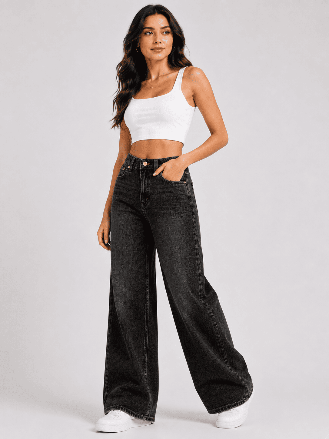 TwistHer Wide-Leg Jeans - Image 2