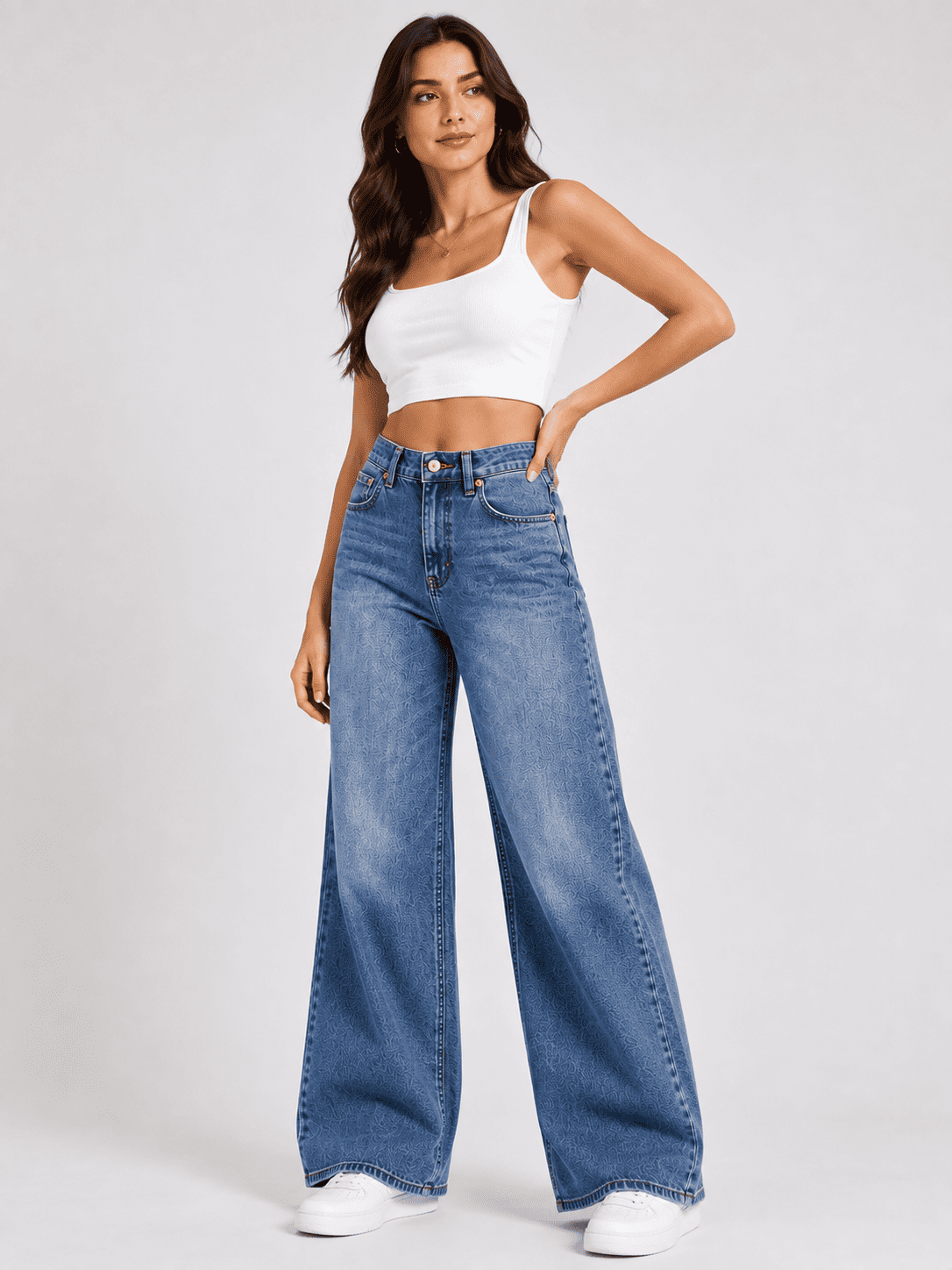 TwistHer Wide-Leg Jeans - Image 10