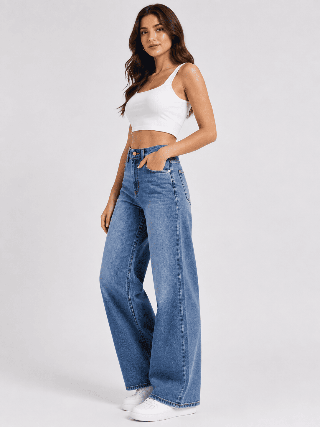 TwistHer Wide-Leg Jeans - Image 11