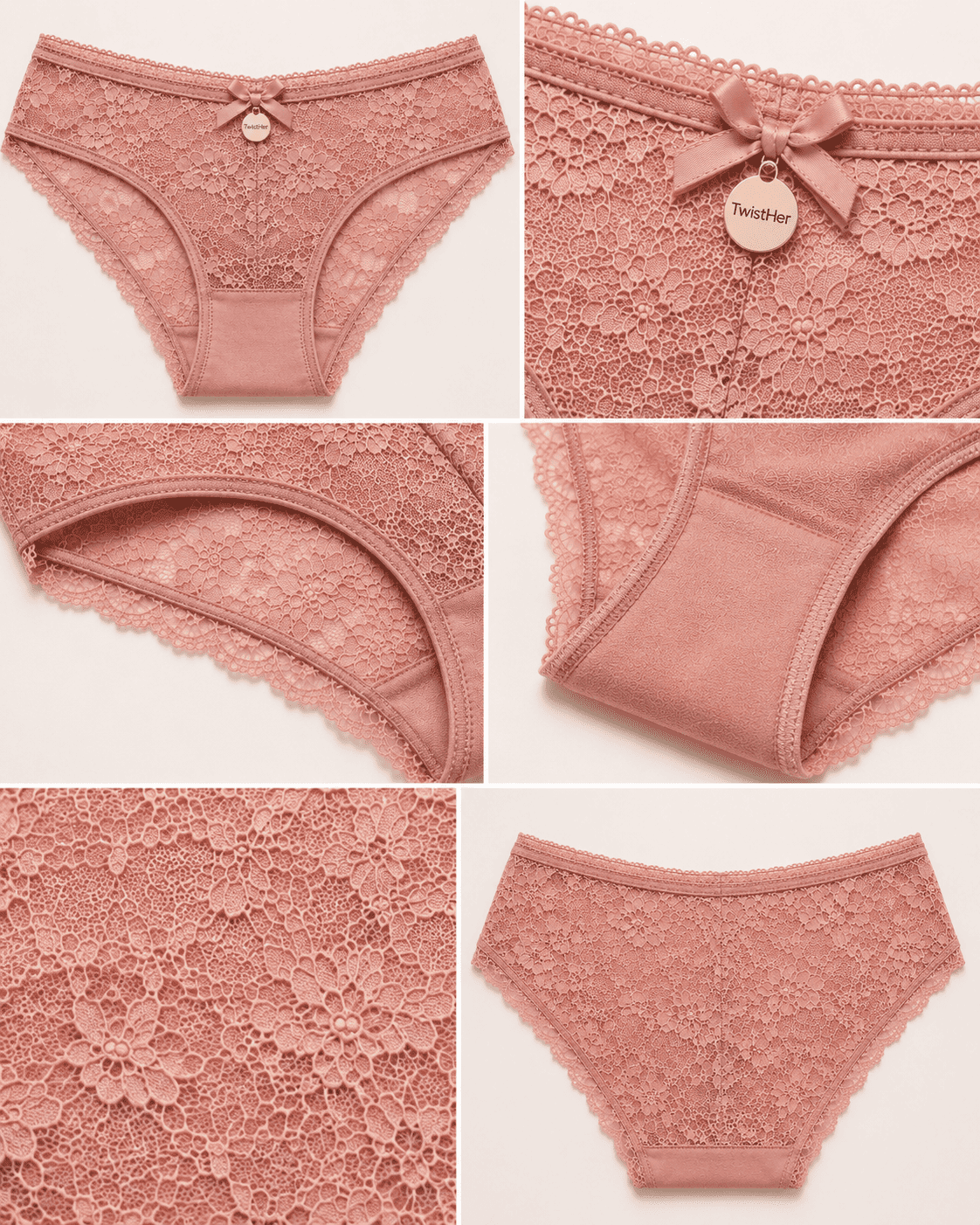 TwistHer Floral Lace Brief Panty - Image 10